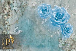 پوستر دیواری گل رز آبی X 1 1043